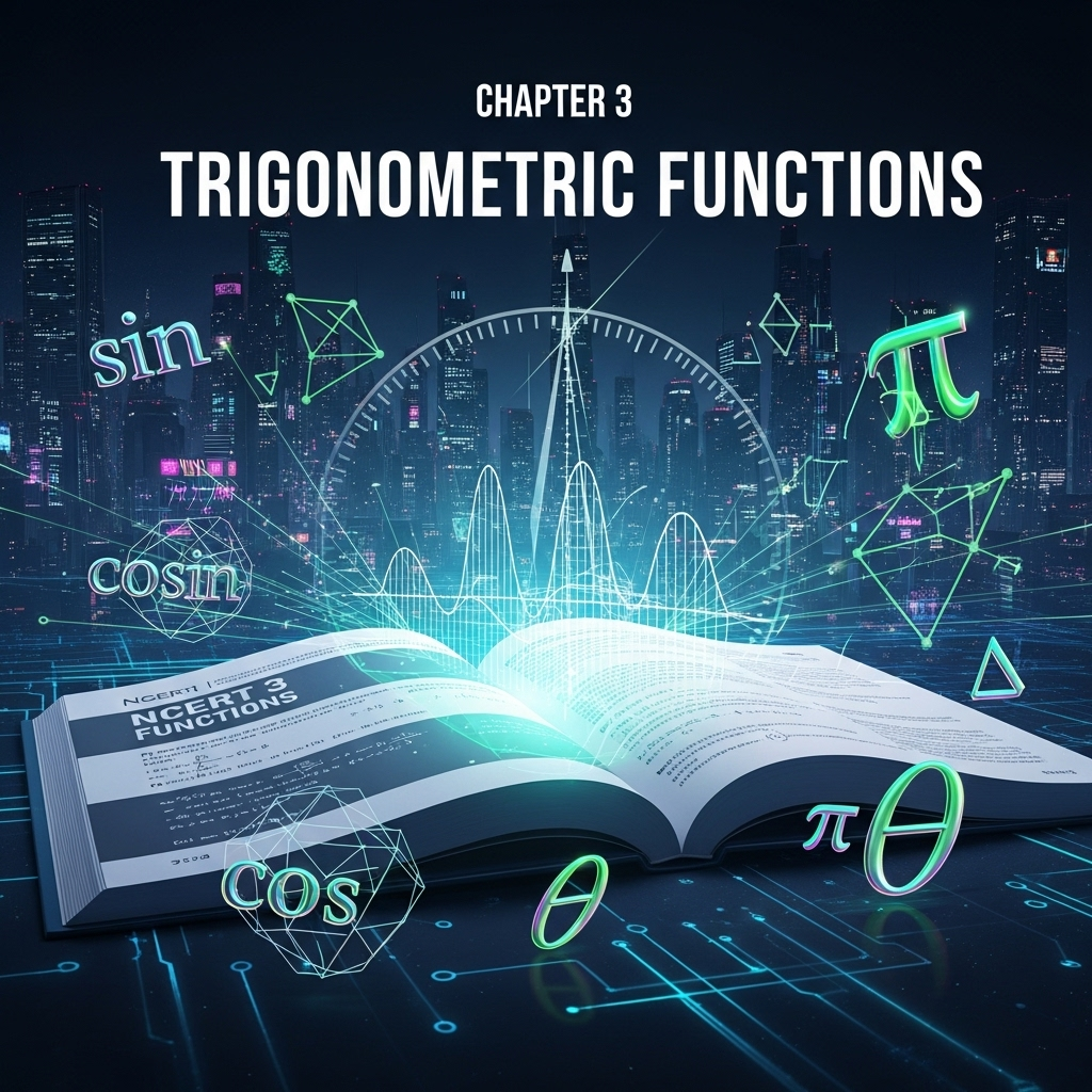 Trigonometric Functions β NCERT Class 11 Mathematics Chapter 3 β Angles, Radian Measure, Graphs, and Identities