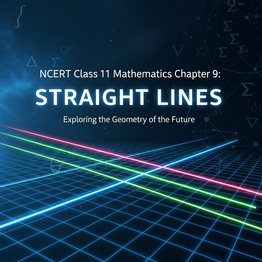 Straight Lines β NCERT Class 11 Mathematics Chapter 9 β Coordinate Geometry, Equations, and Applications
