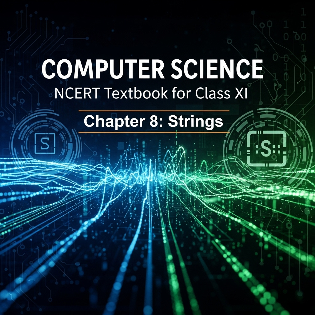 Strings – NCERT Class 11 Computer Science Chapter 8 – String Operations ...