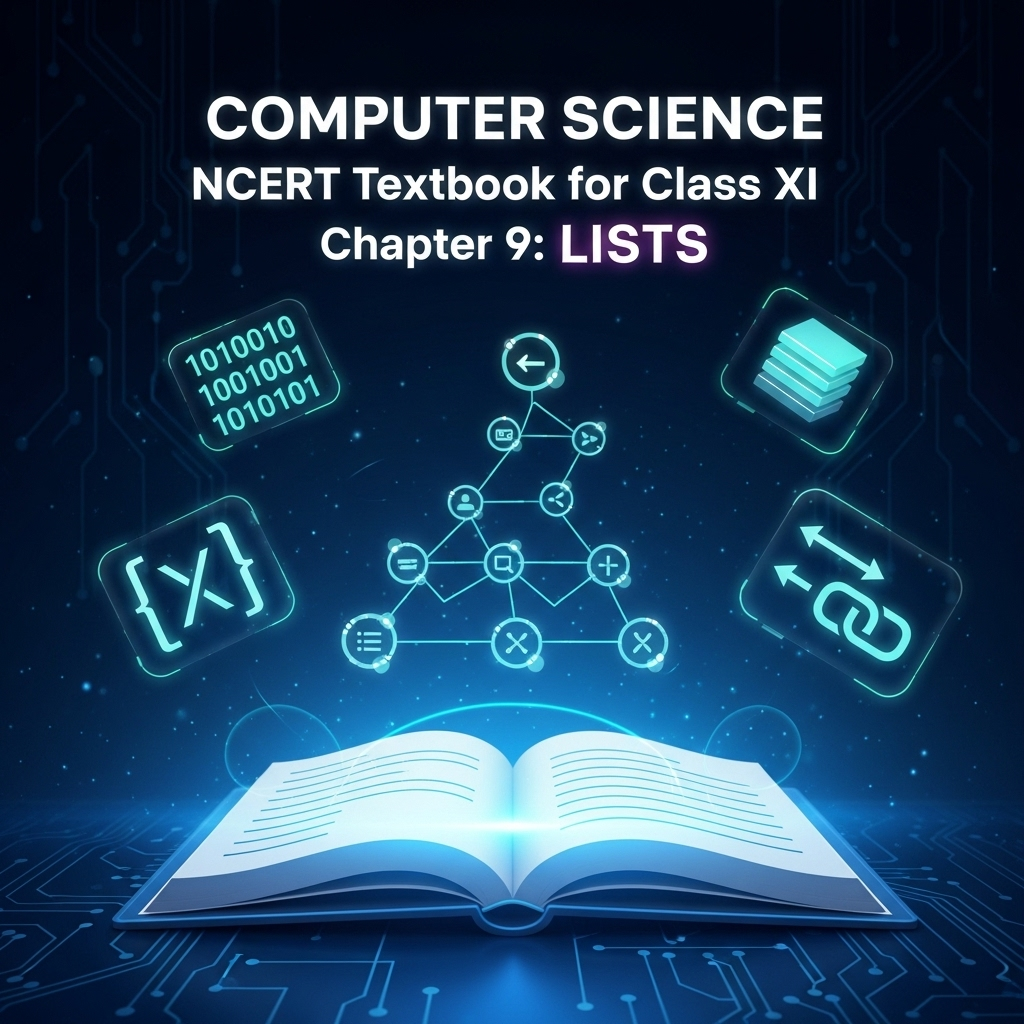 Lists – NCERT Class 11 Computer Science Chapter 9 – List Operations, Traversal, and Methods in Python
