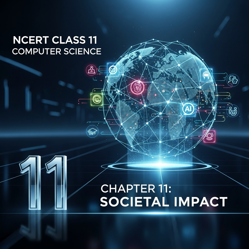 Societal Impact – NCERT Class 11 Computer Science Chapter 11 – Effects of Digital Technologies on Society and Responsible Use