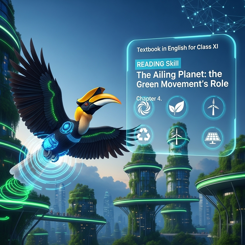 The Ailing Planet: The Green Movement's Role – Hornbill Class XI English Reading Skill Chapter 4