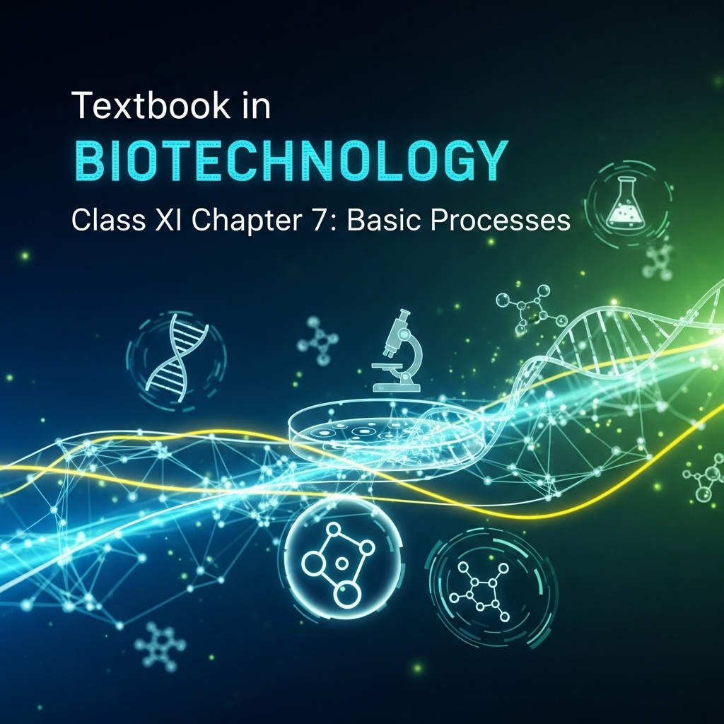 Complete Summary and Solutions for Basic Processes β NCERT Class XI Biotechnology, Chapter 7 β DNA Structure, Replication, Gene Expression, Translation, Mutations, Exercises