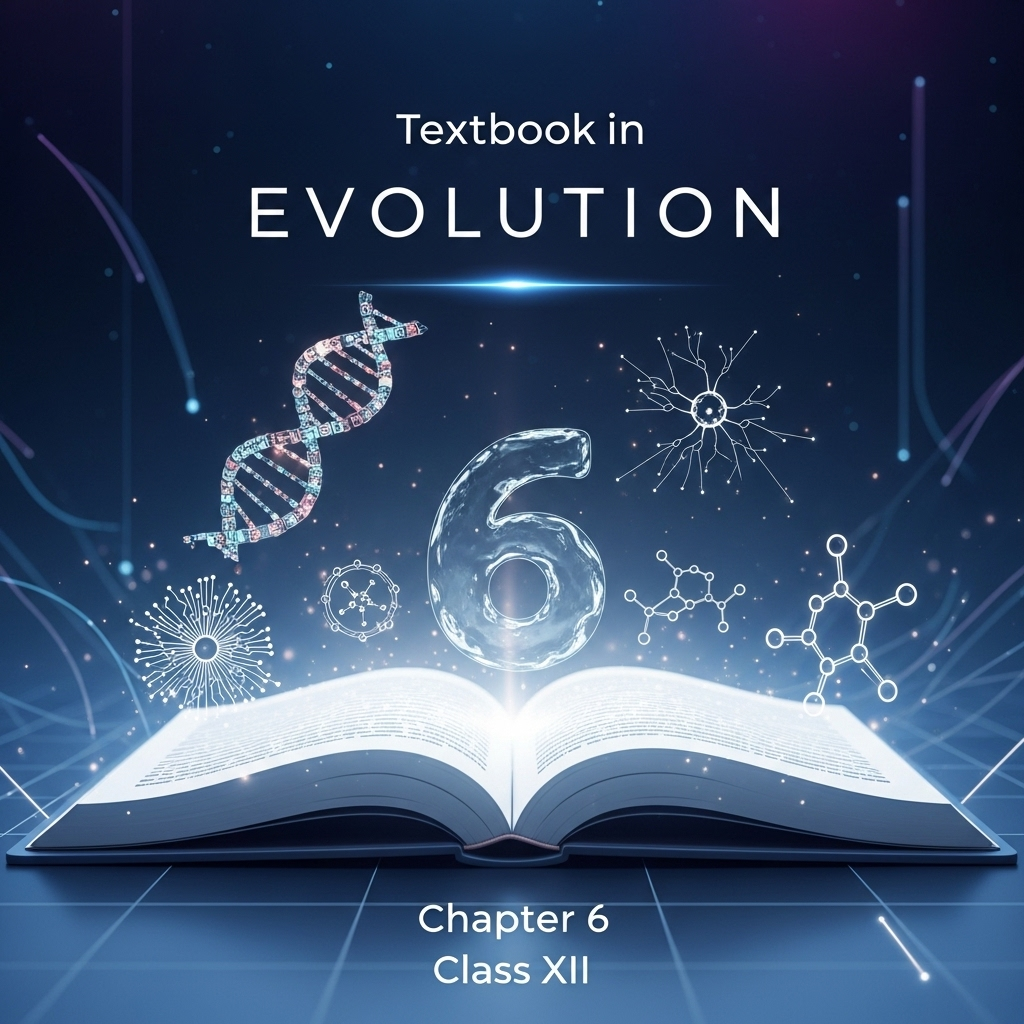 Complete Summary and Solutions for Evolution β NCERT Class XII Biology, Chapter 6 β Origin, Evidence, Mechanisms, Adaptive Radiation, Human Evolution