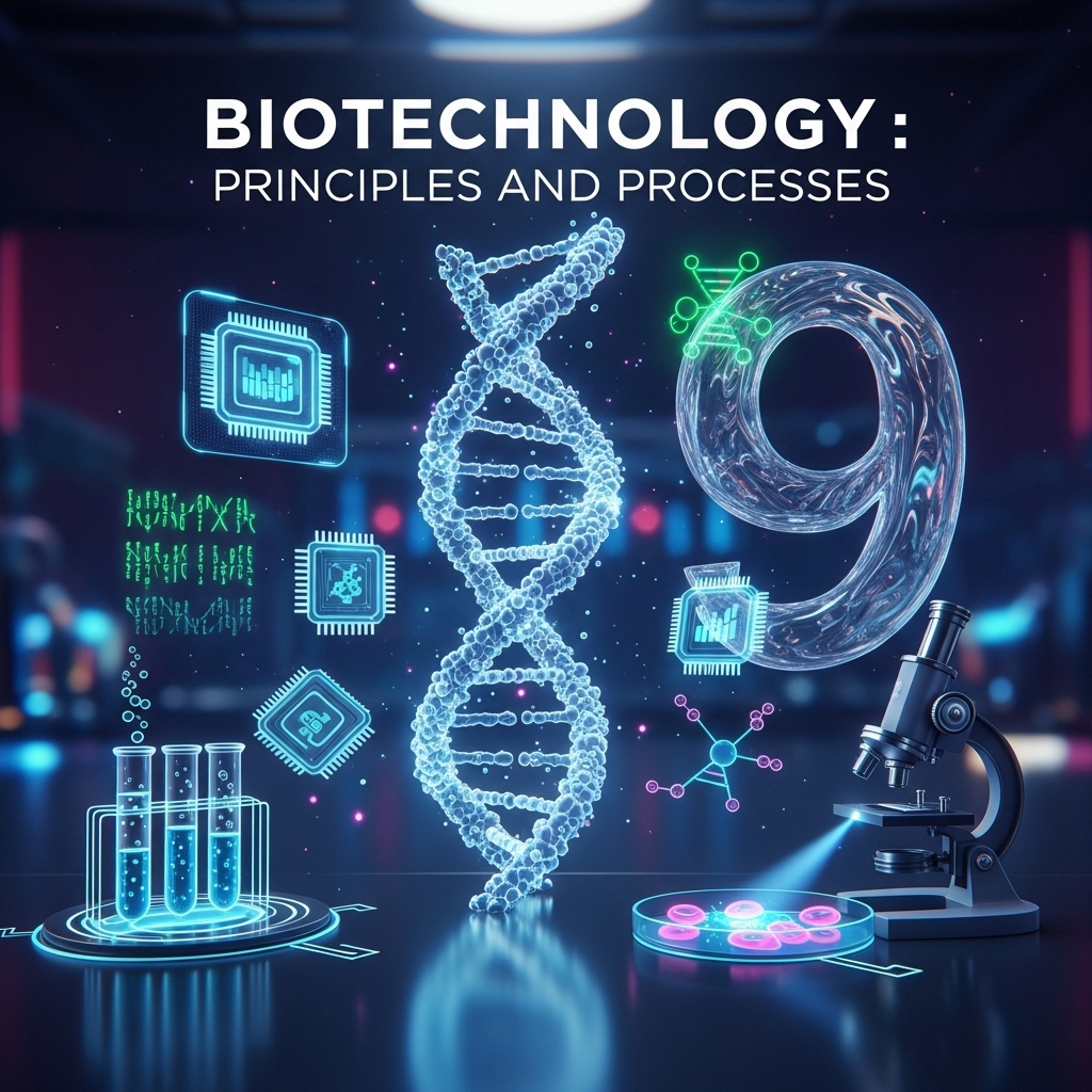 Complete Summary and Solutions for Biotechnology: Principles and Processes β NCERT Class XII Biology, Chapter 9 β Genetic Engineering, Recombinant DNA Technology, Bioprocess Engineering, Exercises