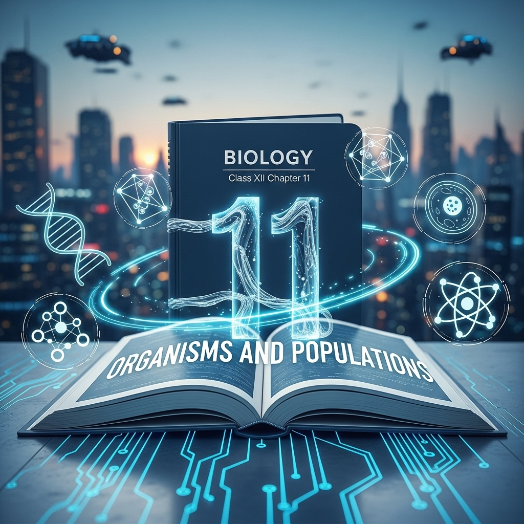 Complete Summary and Solutions for Organisms and Populations β NCERT Class XII Biology, Chapter 11 β Population Attributes, Growth Models, Species Interactions, Ecological Concepts