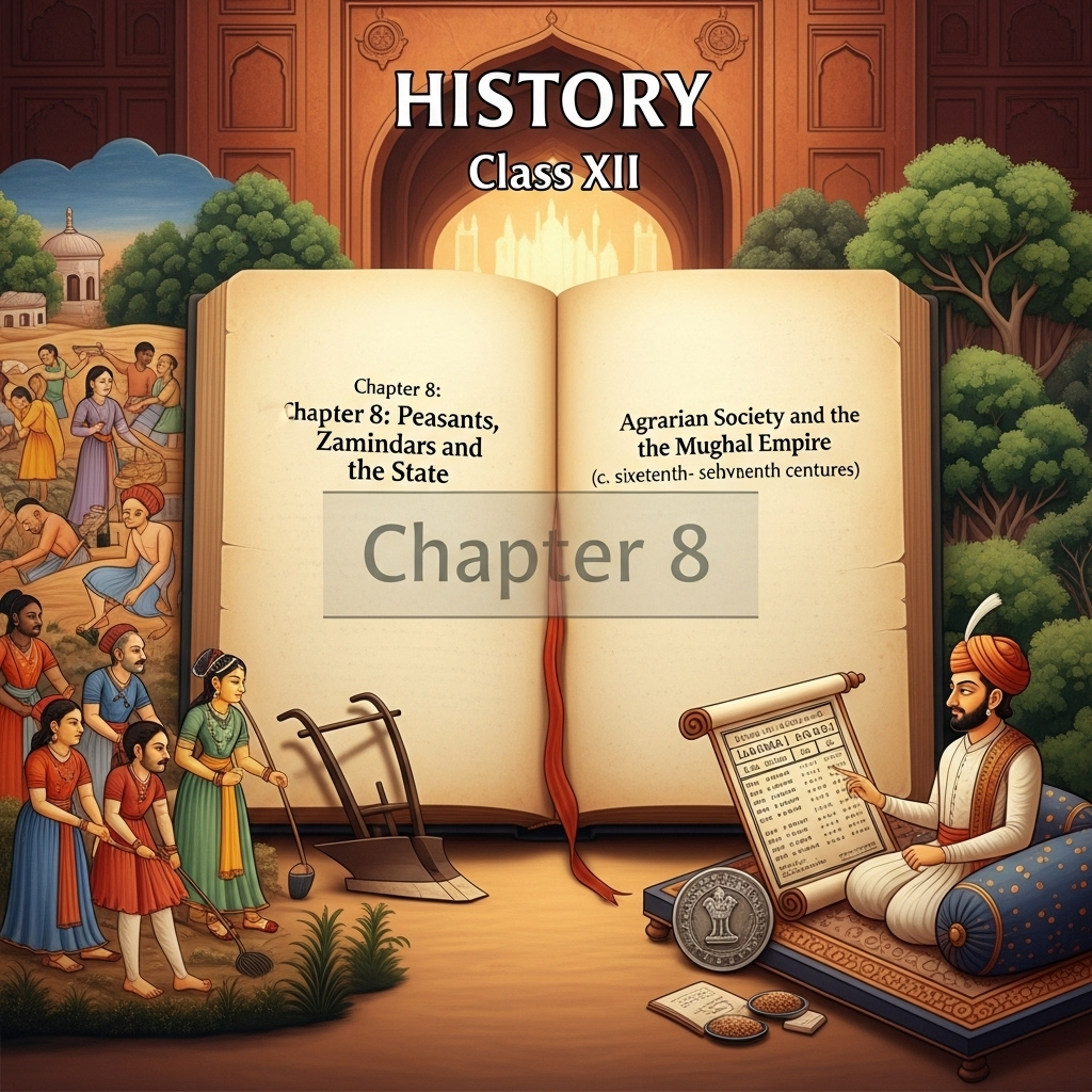 Peasants, Zamindars and the State: Agrarian Society and the Mughal Empire (c. sixteenth to seventeenth centuries) β NCERT Class XII History, Chapter 8