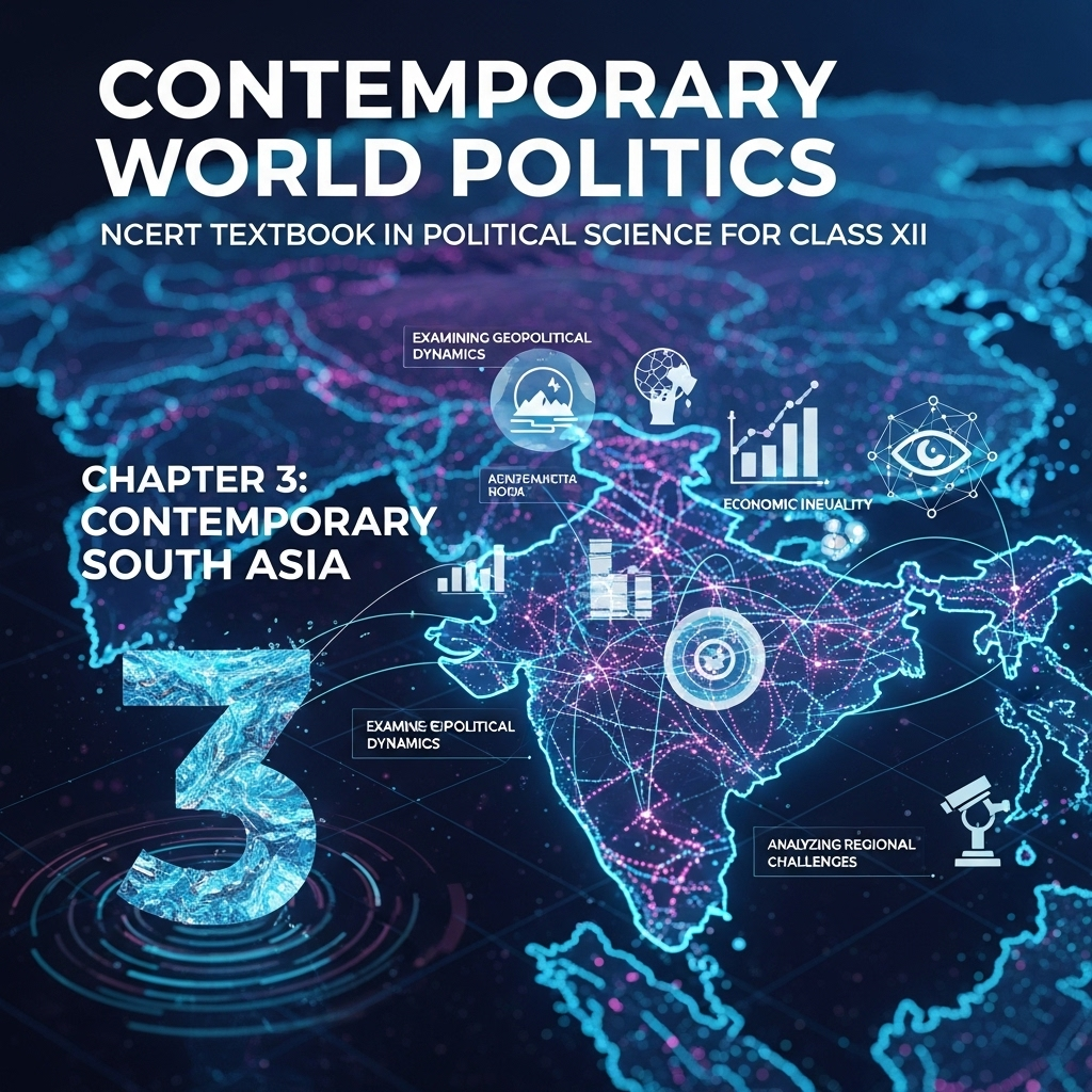 Contemporary South Asia – NCERT Class XII Political Science, Contemporary World Politics, Chapter 3