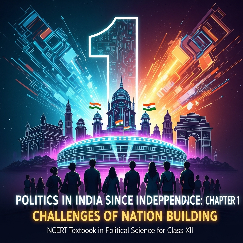 Challenges of Nation Building – NCERT Class XII Political Science, Politics in India since Independence, Chapter 1