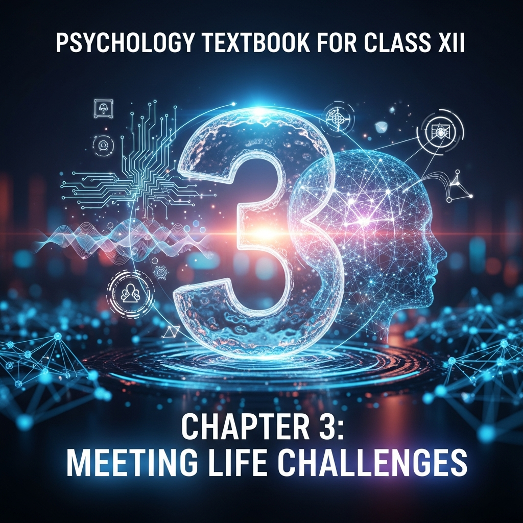 Complete Summary and Solutions for Meeting Life Challenges – NCERT Class XII Psychology, Chapter 3 – Understanding Stress, Types, Sources, Effects, Coping Strategies, Life Skills, and Promoting Positive Health and Well-being
