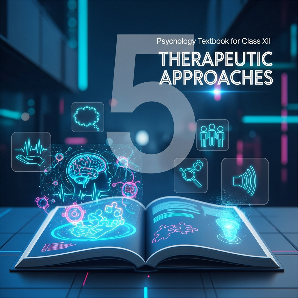 Complete Summary and Solutions for Therapeutic Approaches – NCERT Class XII Psychology, Chapter 5 – Explanation, Key Terms, Questions, and Answers