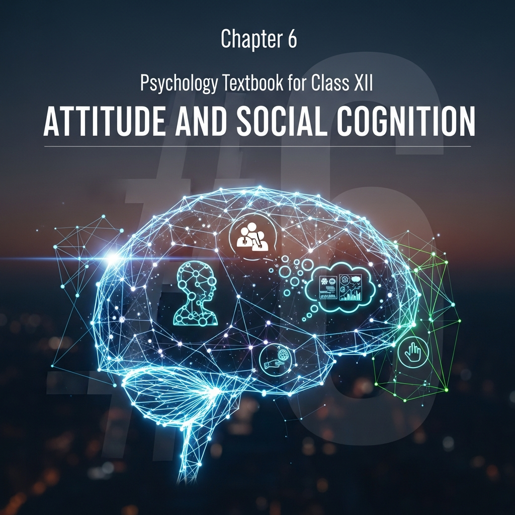 Complete Summary and Solutions for Attitude and Social Cognition – NCERT Class XII Psychology, Chapter 6 – Explanation, Key Terms, Questions, and Answers