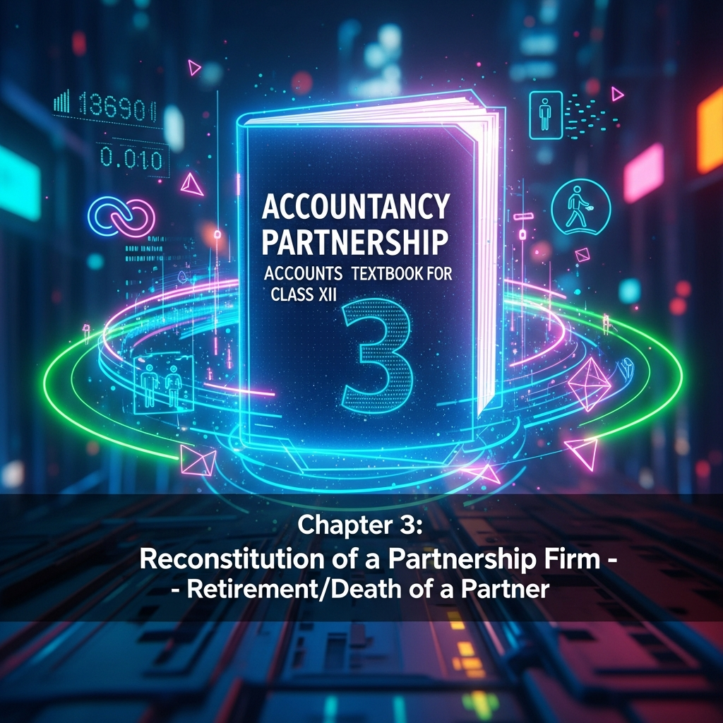 Complete Summary and Solutions for Reconstitution of a Partnership Firm – Retirement/Death of a Partner – NCERT Class XII Accountancy, Chapter 3 – Profit Sharing, Goodwill, Revaluation, Capital Adjustments, Executors Account