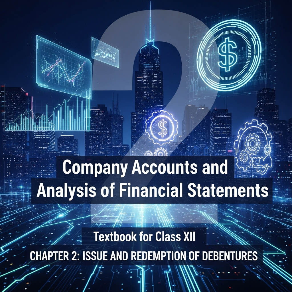 Complete Summary and Solutions for Issue and Redemption of Debentures – NCERT Class XII Company Accounts, Chapter 2 – Meaning, Types, Issue, Redemption, Accounting Treatment, Journal Entries