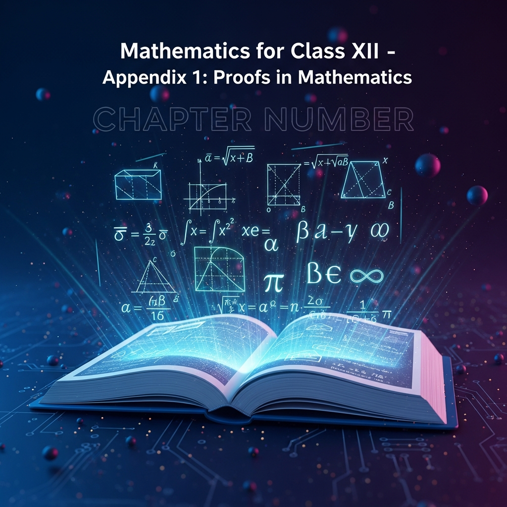Complete Summary and Solutions for Proofs in Mathematics – NCERT Class XII Mathematics Part I Appendix 1 – Logical Reasoning, Mathematical Proofs, Theorems, and Techniques
