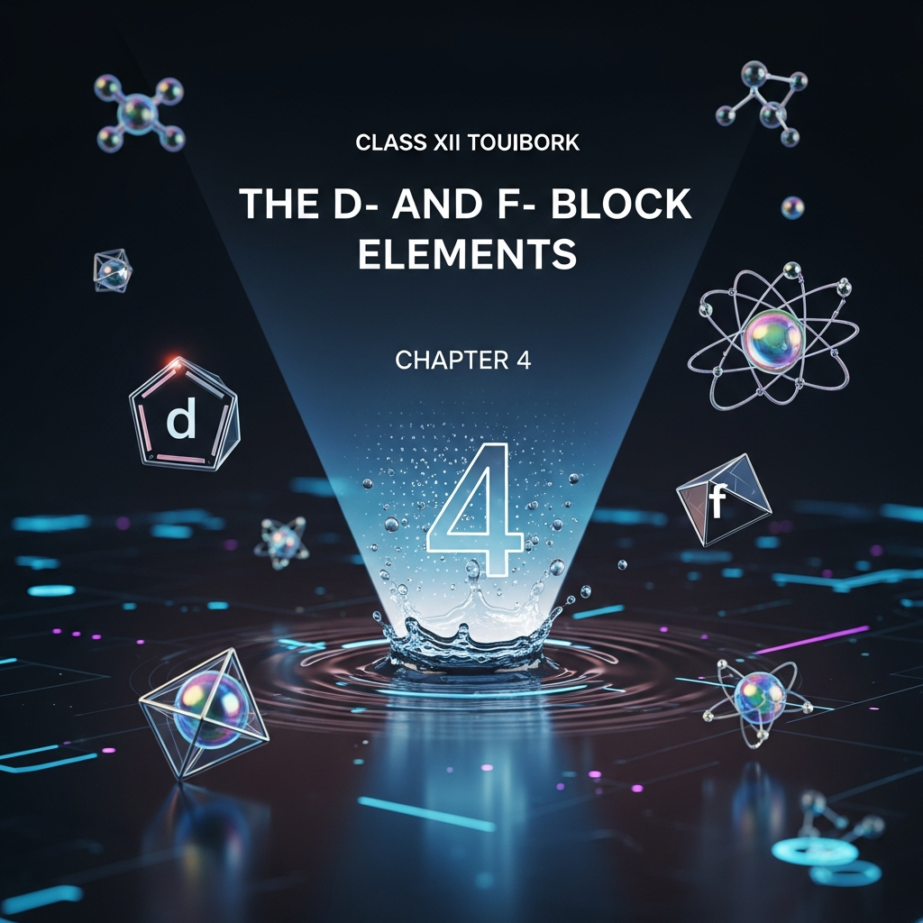 Complete Summary and Solutions for The d- and f-Block Elements – NCERT Class XII Chemistry Part I, Chapter 4 – General Properties, Electronic Configuration, Characteristics, and Chemistry of Transition and Inner Transition Elements