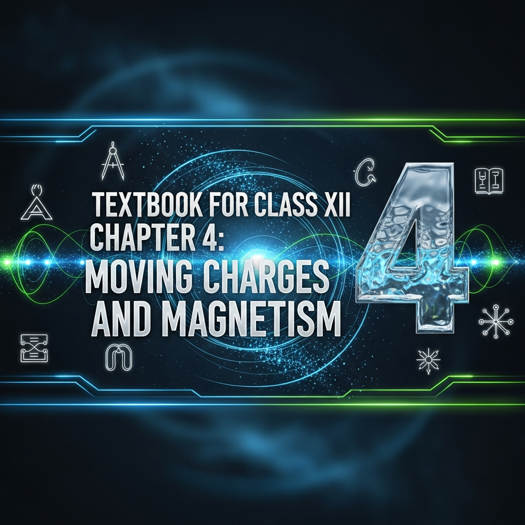 Complete Summary and Solutions for Moving Charges and Magnetism – NCERT Class XII Physics Part I, Chapter 4 – Magnetic Field, Motion of Charged Particles, and Electromagnetic Effects