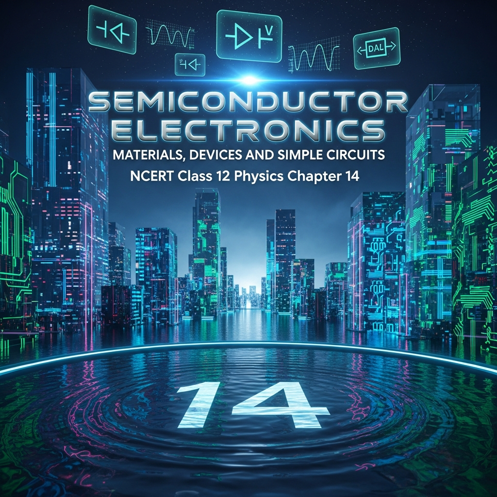 Complete Summary and Solutions for Semiconductor Electronics: Materials, Devices and Simple Circuits – NCERT Class XII Physics Part II, Chapter 14