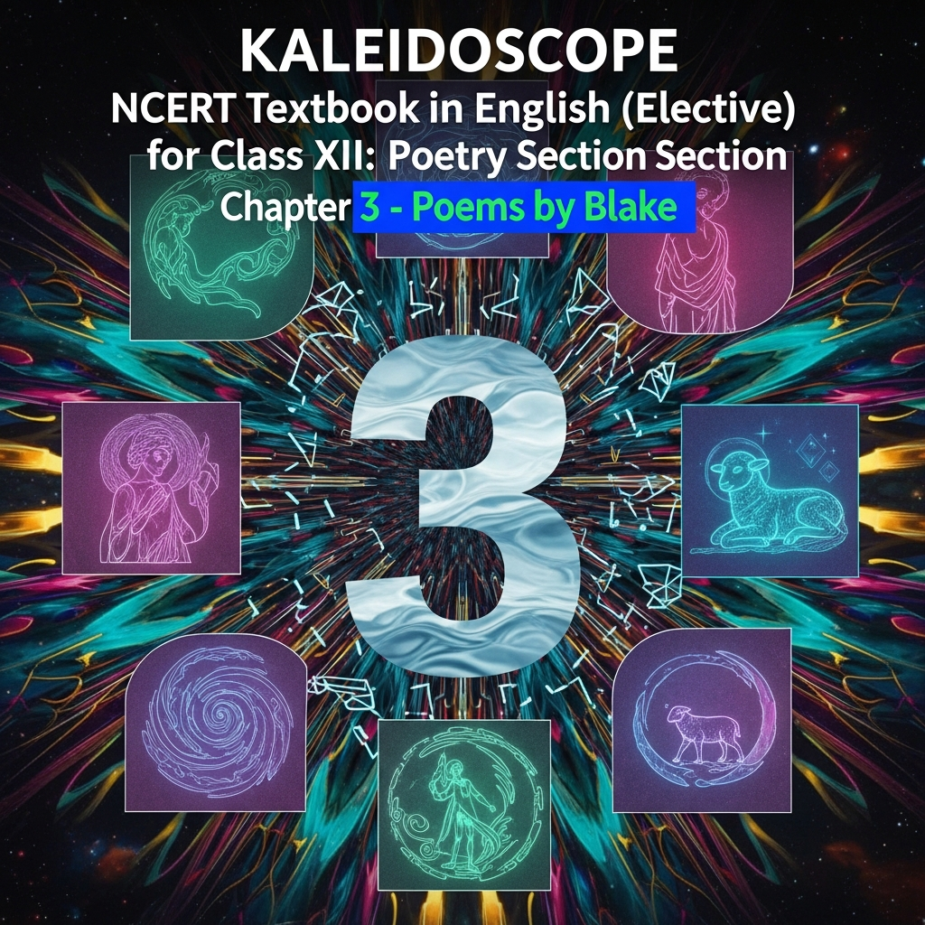 Complete Summary and Solutions for Poems by Blake – NCERT Class XII KALEIDOSCOPE English Elective, Chapter 3 – Poetry Summary, Explanation, Questions, Answers