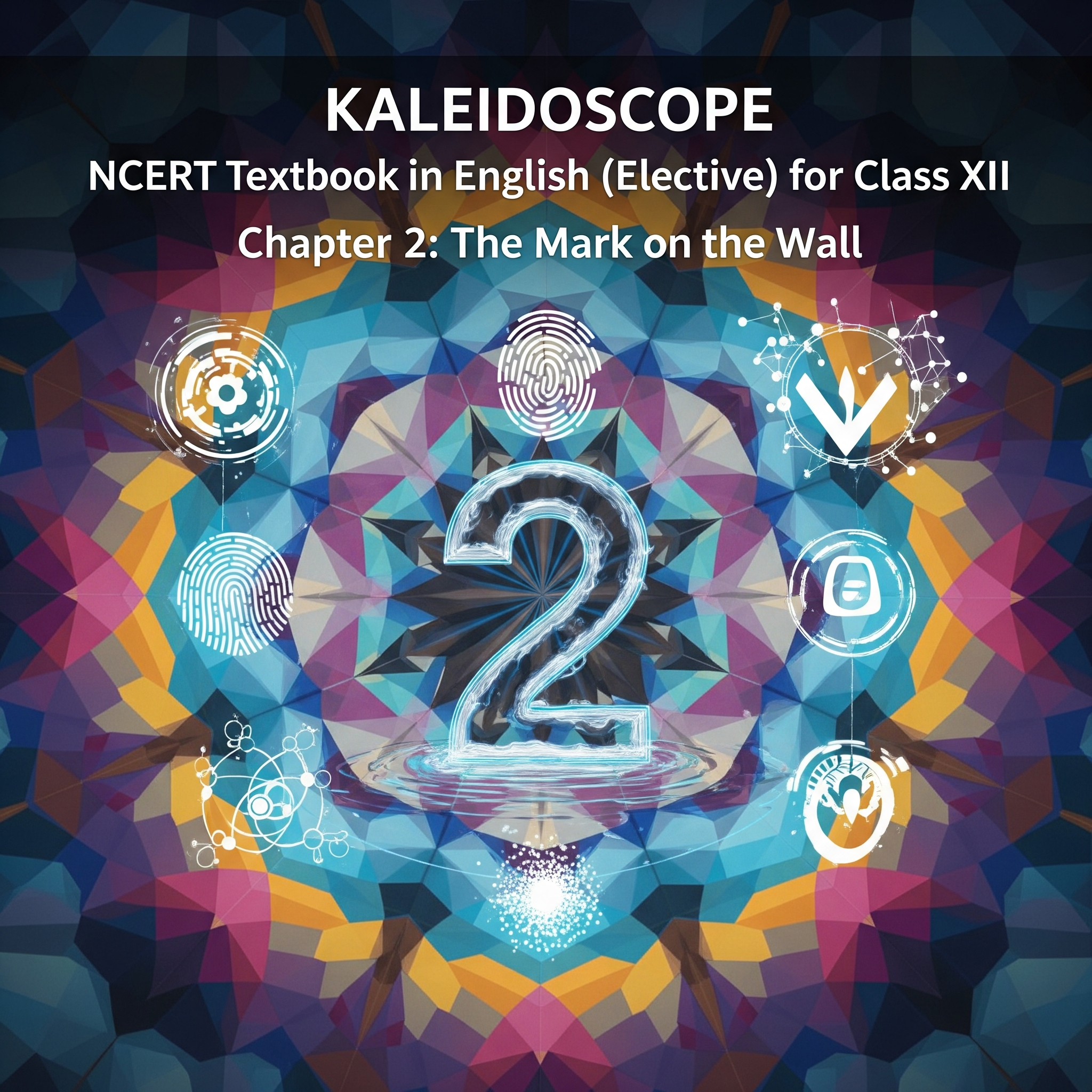 Complete Summary and Solutions for The Mark on the Wall – NCERT Class XII KALEIDOSCOPE English Elective, Chapter 2 – Non-Fiction Summary, Explanation, Questions, Answers