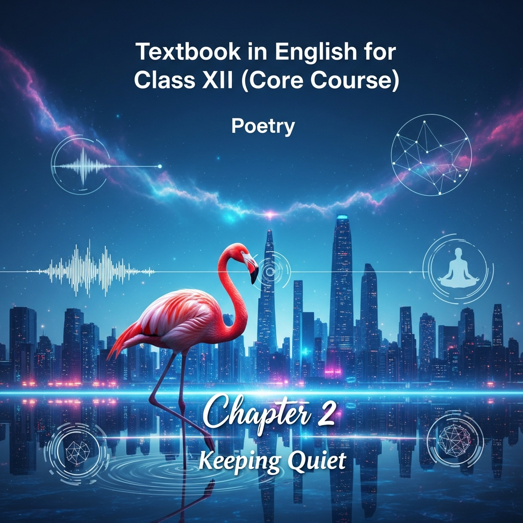 Complete Summary and Solutions for Keeping Quiet – NCERT Class XII Flamingo English Core, Chapter 2 Poetry – Summary, Explanation, Questions, Answers