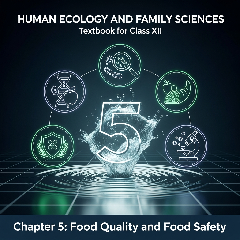 Complete Summary and Solutions for Food Quality and Food Safety тАУ NCERT Human Ecology and Family Sciences, Chapter 5 тАУ Study Summary, Explanation, Questions, Answers