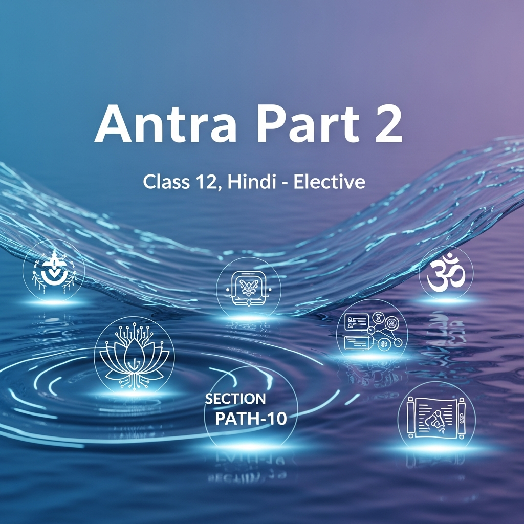 рдЕрдВрддрд░рд╛ рднрд╛рдЧ 2 тАУ рдХрдХреНрд╖рд╛ 12 рдХреЗ рд▓рд┐рдП рд╣рд┐рдВрджреА (рдРрдЪреНрдЫрд┐рдХ) рдХреА рдкрд╛рдареНрдпрдкреБрд╕реНрддрдХ story рдЦрдВрдб тАУ рдкрд╛рда-10