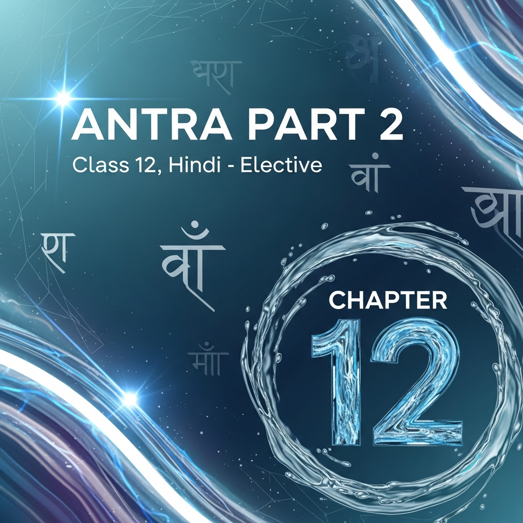 рдЕрдВрддрд░рд╛ рднрд╛рдЧ 2 тАУ рдХрдХреНрд╖рд╛ 12 рдХреЗ рд▓рд┐рдП рд╣рд┐рдВрджреА (рдРрдЪреНрдЫрд┐рдХ) рдкрд╛рдареНрдпрдкреБрд╕реНрддрдХ story рдЦрдВрдб тАУ рдкрд╛рда-12