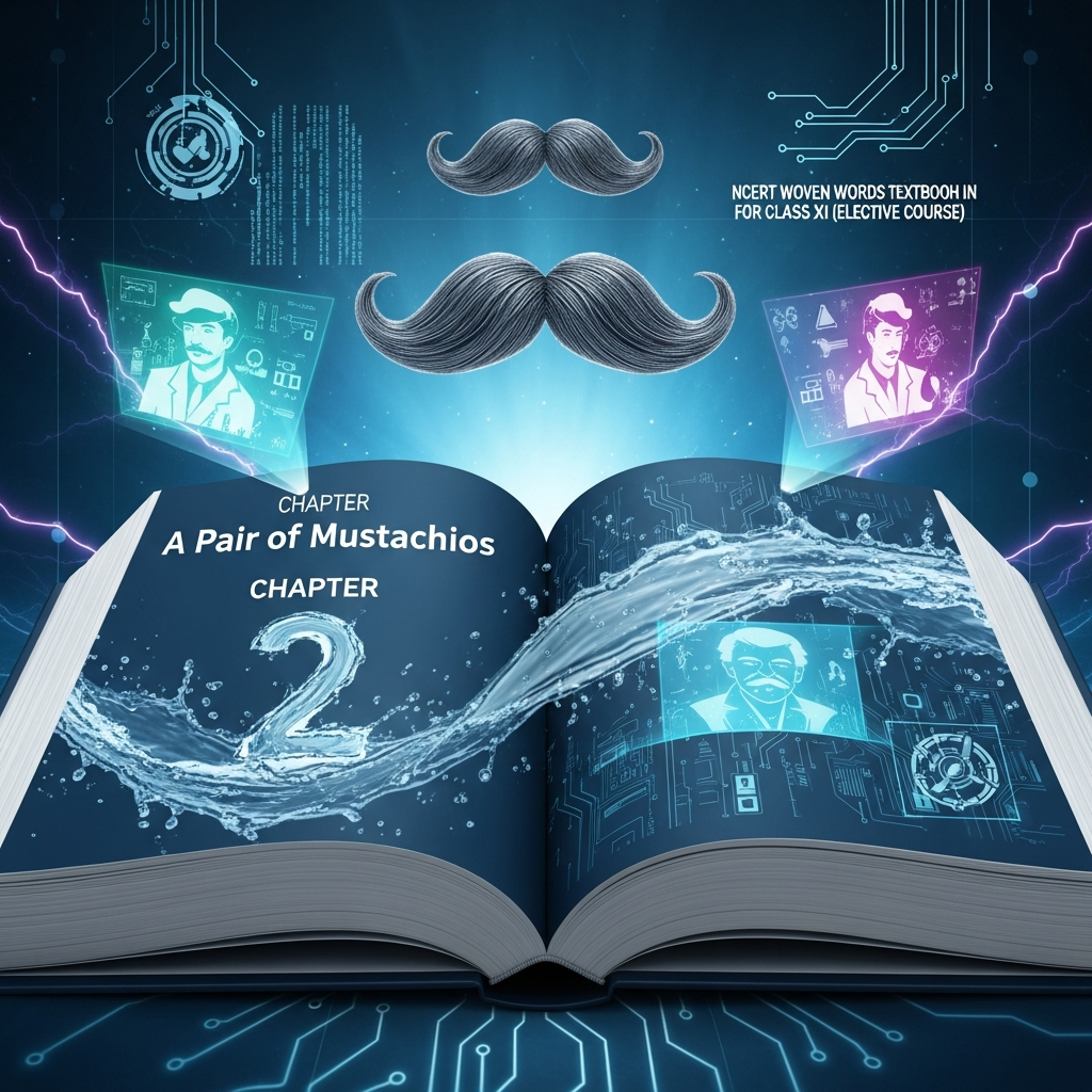 Complete Summary and Solutions for A Pair of Mustachios – Woven Words NCERT Class XI English Elective, Chapter 2 – Summary, Explanation, Questions, Answers