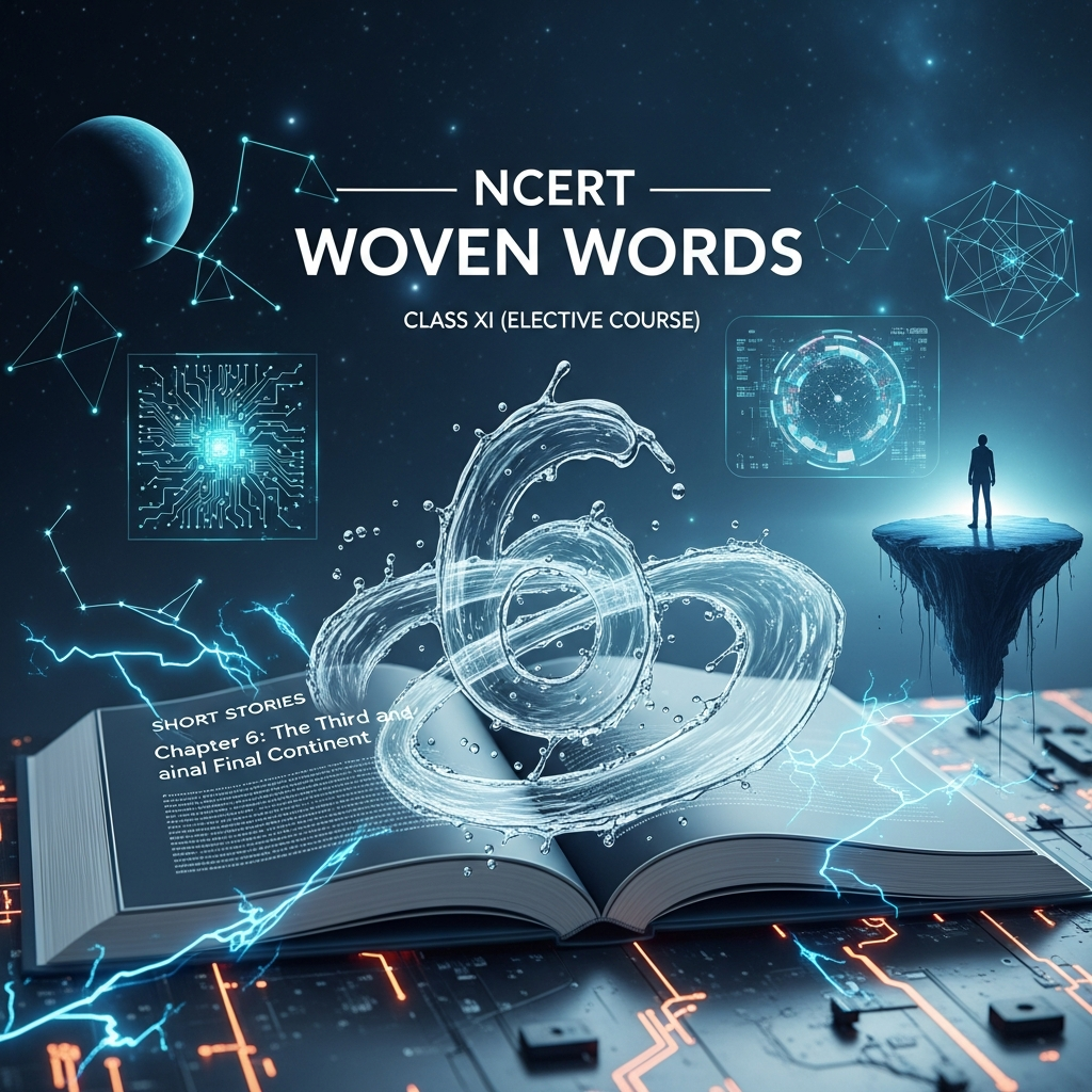 Complete Summary and Solutions for The Third and Final Continent – Woven Words NCERT Class XI English Elective, Chapter 6 – Summary, Explanation, Questions, Answers