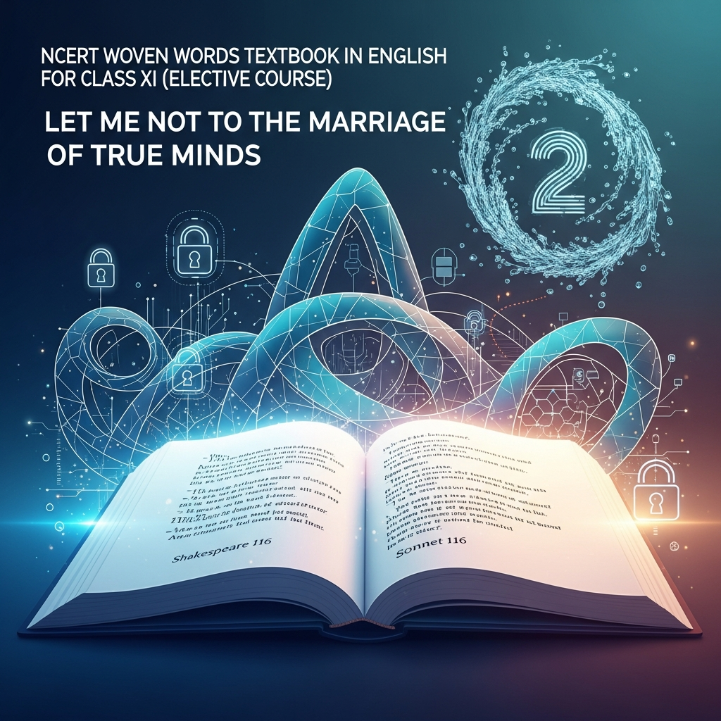 Complete Summary and Solutions for Let Me Not to the Marriage of True Minds – Woven Words NCERT Class XI English Elective, Chapter 2 – Summary, Explanation, Questions, Answers