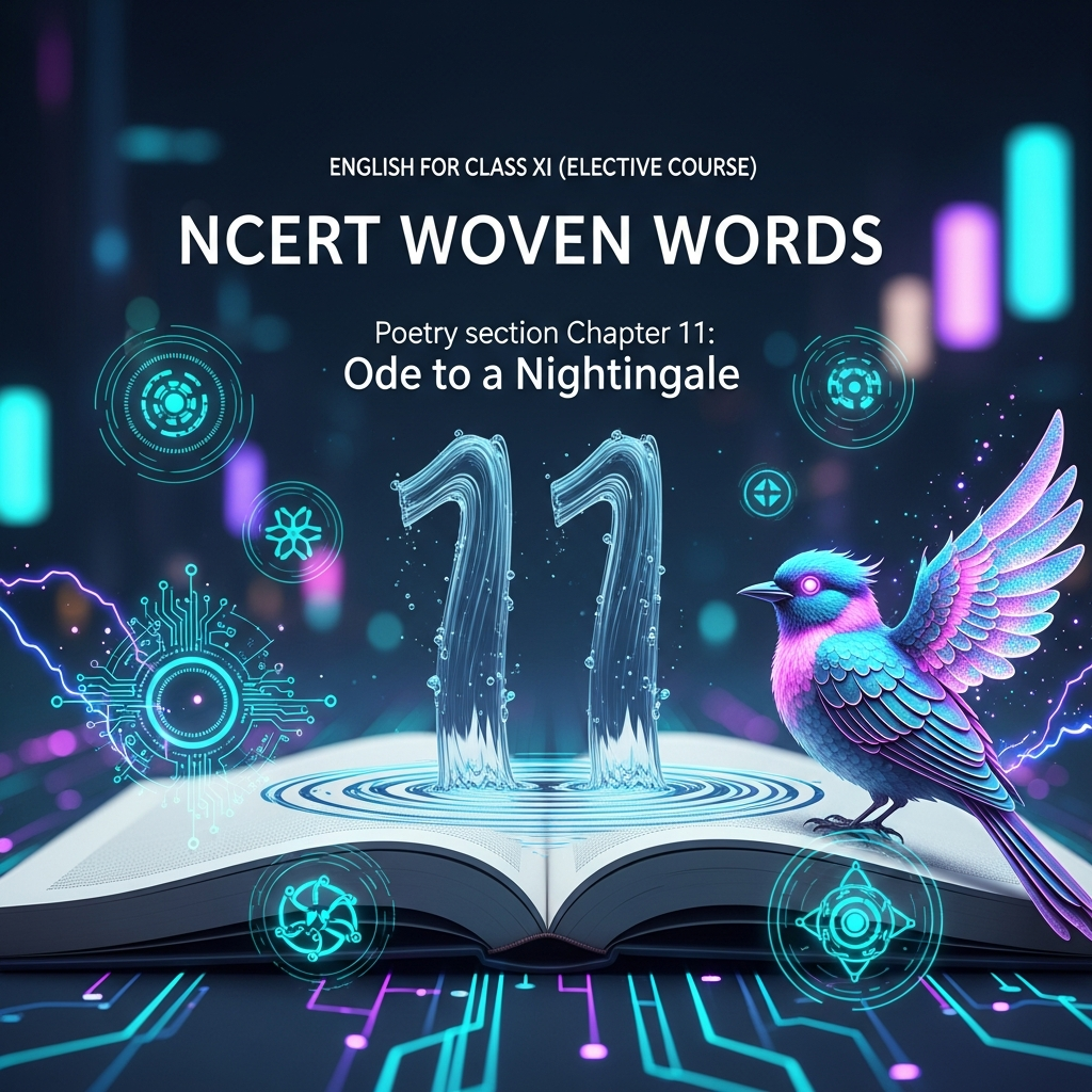 Complete Summary and Solutions for Ode to a Nightingale – NCERT Class XI English Woven Words, Poetry Section, Chapter 11 – Explanation, Questions, Answers