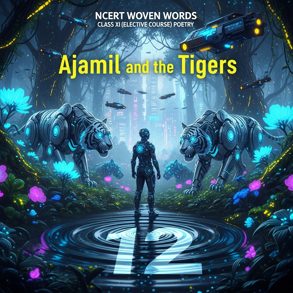 Complete Summary and Solutions for Ajamil and the Tigers – NCERT Class XI English Woven Words, Poetry Section, Chapter 12 – Explanation, Questions, Answers