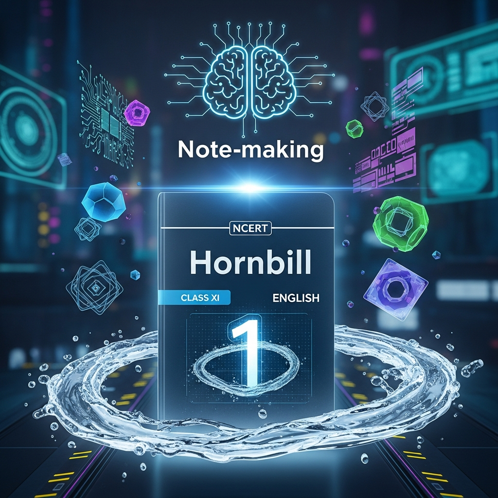 Complete Summary and Solutions for Note-making – NCERT Class XI English Hornbill, Chapter 1 – Writing Skill, Explanation, Questions, Answers