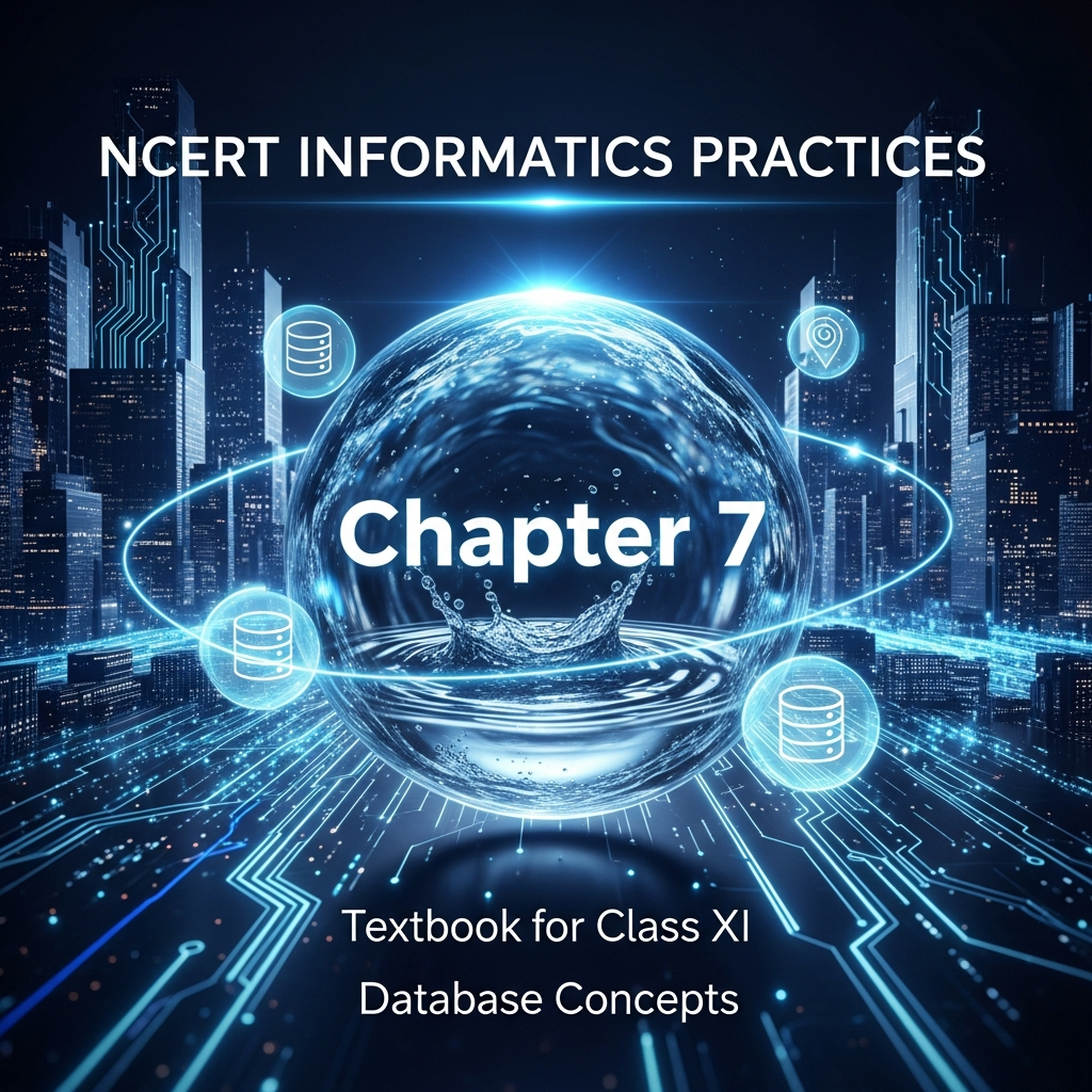 Complete Summary and Solutions for Database Concepts – NCERT Class XI Informatics Practices, Chapter 7 – Explanation, Questions, Answers