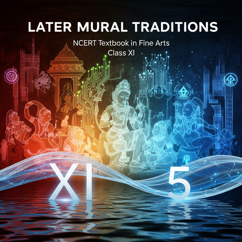 Complete Summary and Solutions for Later Mural Traditions – NCERT Class XI Fine Arts, Chapter 5 – Explanation, Questions, Answers