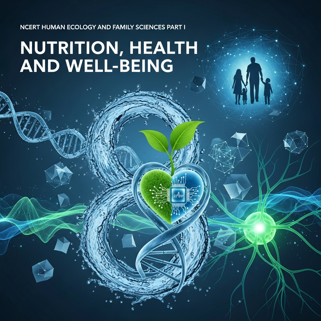 Complete Summary and Solutions for Nutrition, Health and Well-being – NCERT Class XI Human Ecology and Family Sciences, Part II, Chapter 8 – Explanation, Questions, Answers