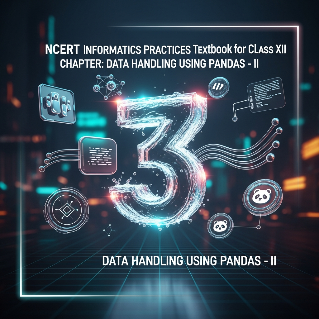 Complete Summary and Solutions for Data Handling Using Pandas – II – NCERT Class XII Informatics Practices, Chapter 3 – Explanation, Questions, Answers