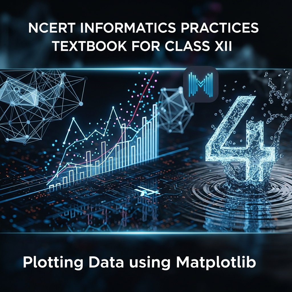 Complete Summary and Solutions for Plotting Data using Matplotlib – NCERT Class XII Informatics Practices, Chapter 4 – Explanation, Questions, Answers