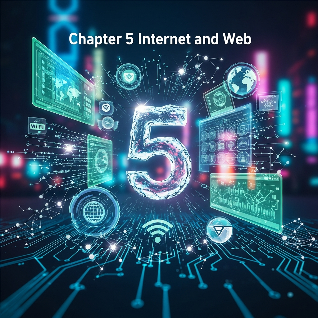 Complete Summary and Solutions for Internet and Web – NCERT Class XII Informatics Practices, Chapter 5 – Explanation, Questions, Answers