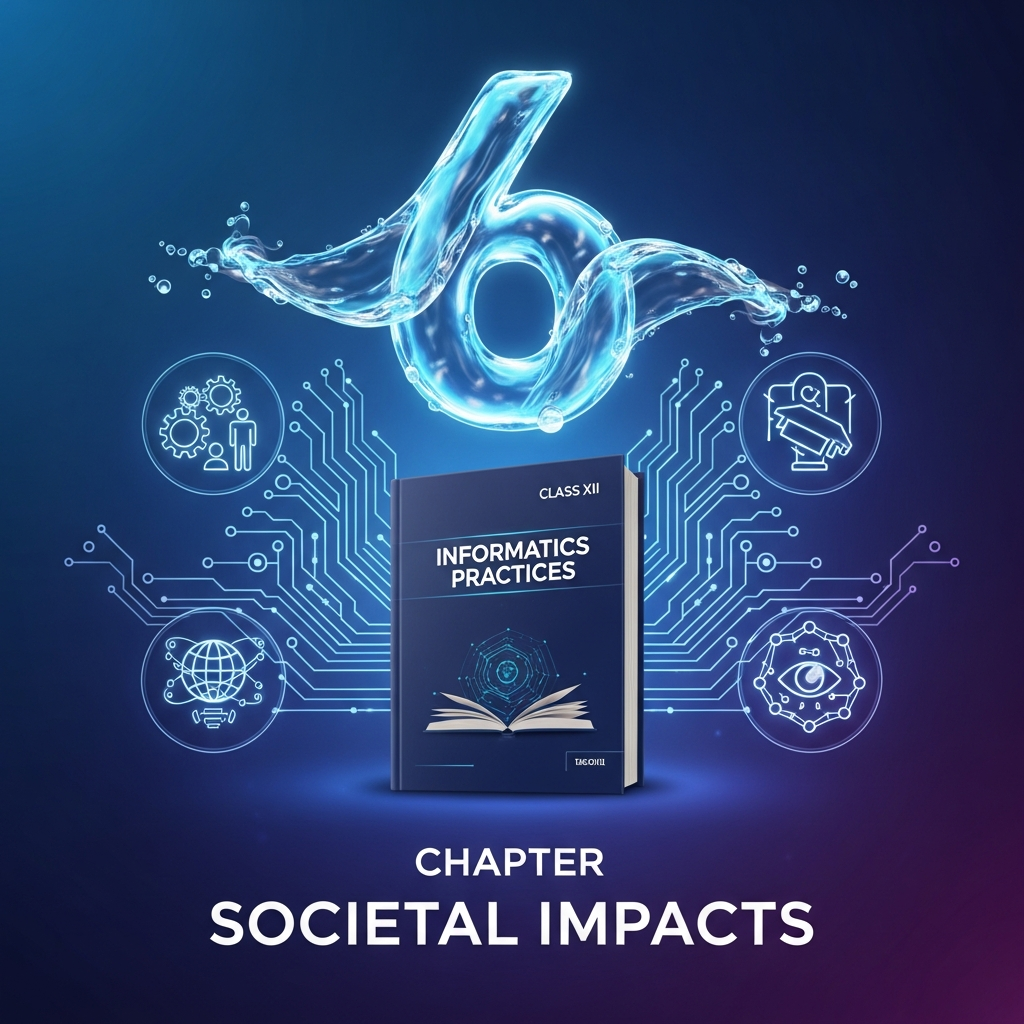 Complete Summary and Solutions for Societal Impacts – NCERT Class XII Informatics Practices, Chapter 6 – Explanation, Questions, Answers