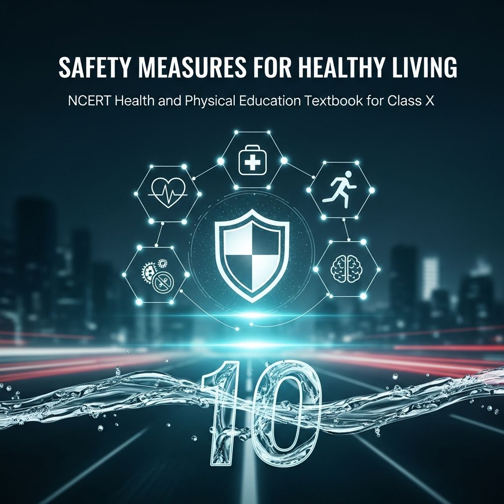 Complete Summary and Solutions for Safety Measures for Healthy Living – NCERT Class X Health and Physical Education, Chapter 10 – Explanation, Questions, Answers