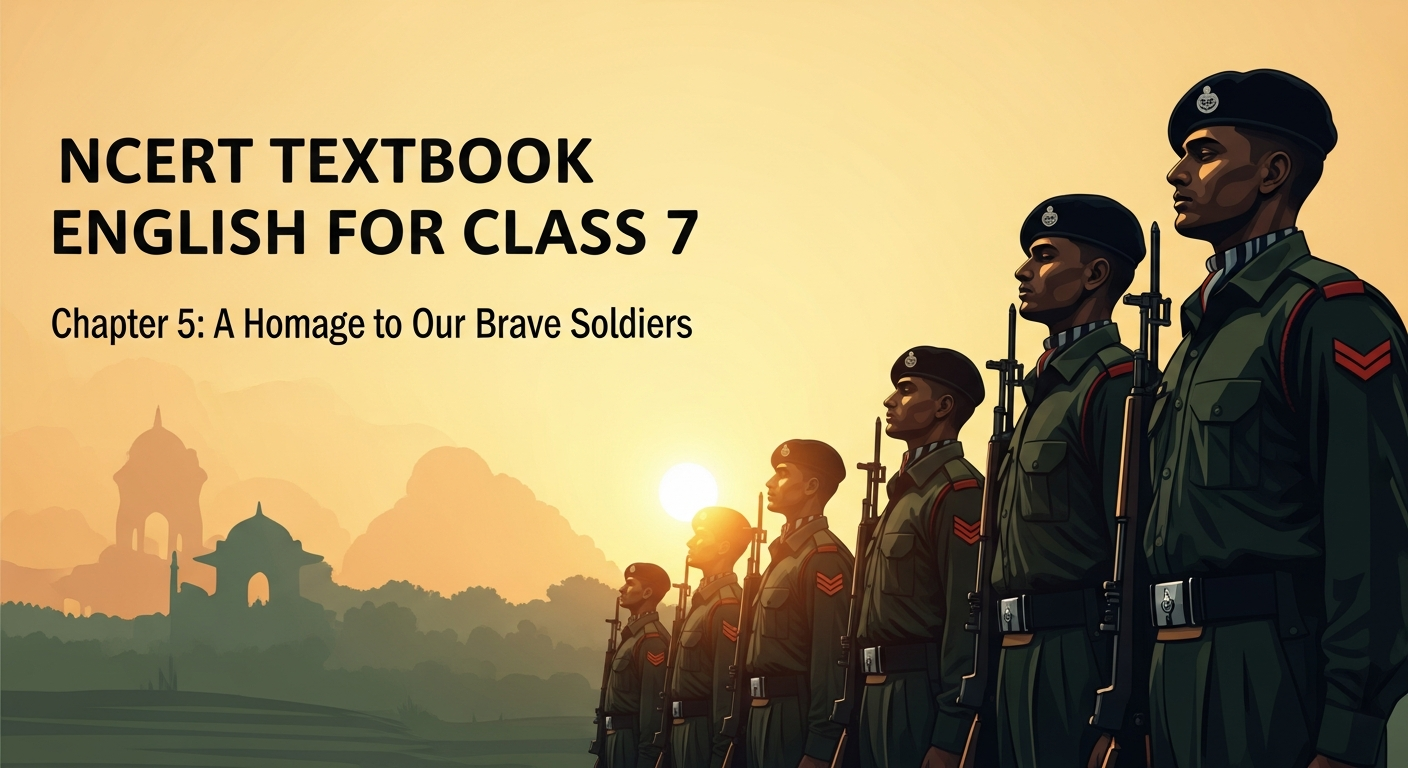 Complete Summary and Solutions for A Homage to Our Brave Soldiers – Class 7 English Chapter 5 – Explanation, Questions & Answers
