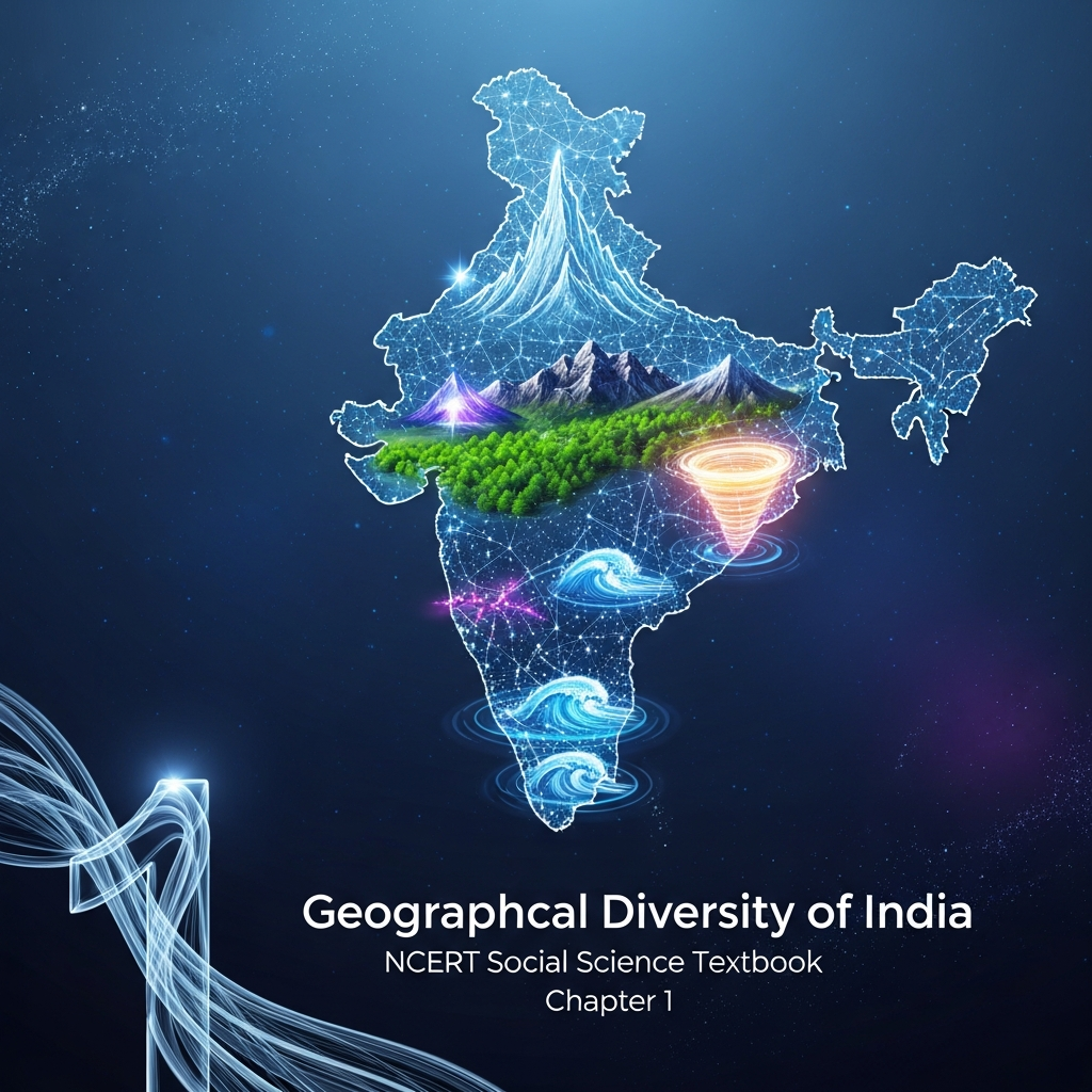 Class 7 Social Science Chapter 1: Geographical Diversity of India | Complete Notes, Himalayas Himadri Himachal Shivalik, Northern Plains, Thar Desert, Peninsular Plateau