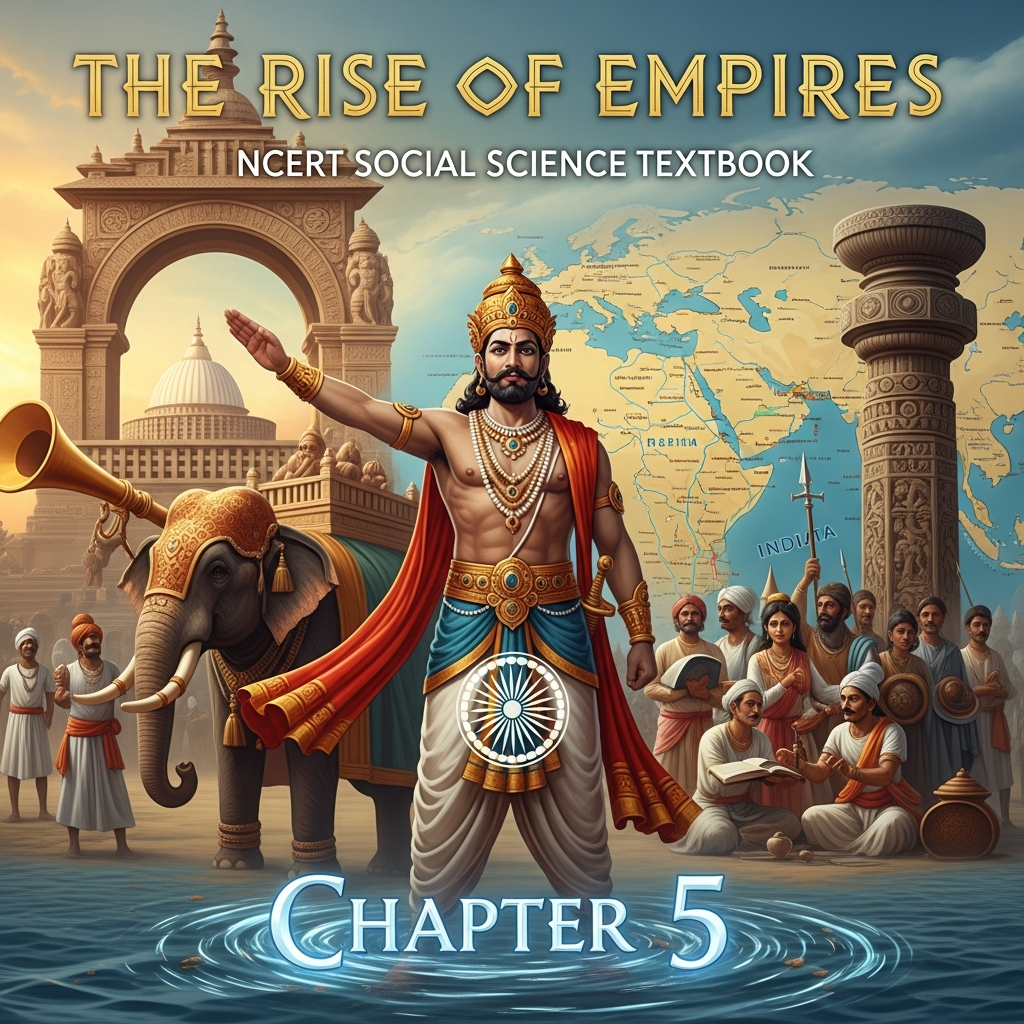 Class 7 Social Science Chapter 5: The Rise of Empires | Meaning of Empire, Features, Pataliputra Story, Tribute, Army, Administration, Trade & Culture