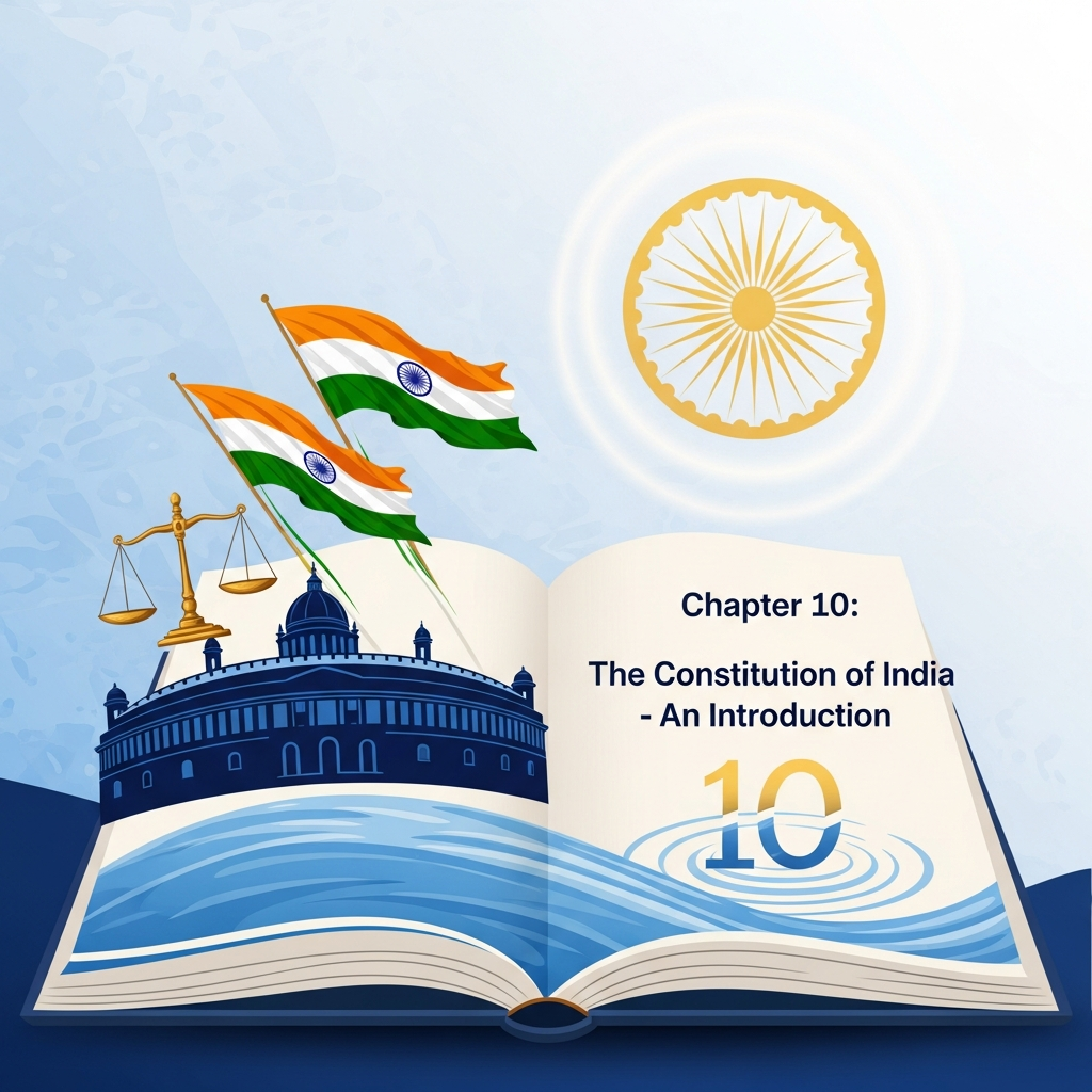 Class 7 Social Science Chapter 10: The Constitution of India – An Introduction | Need for a Constitution, Making of the Indian Constitution, Key Features, Values & Organs of Government