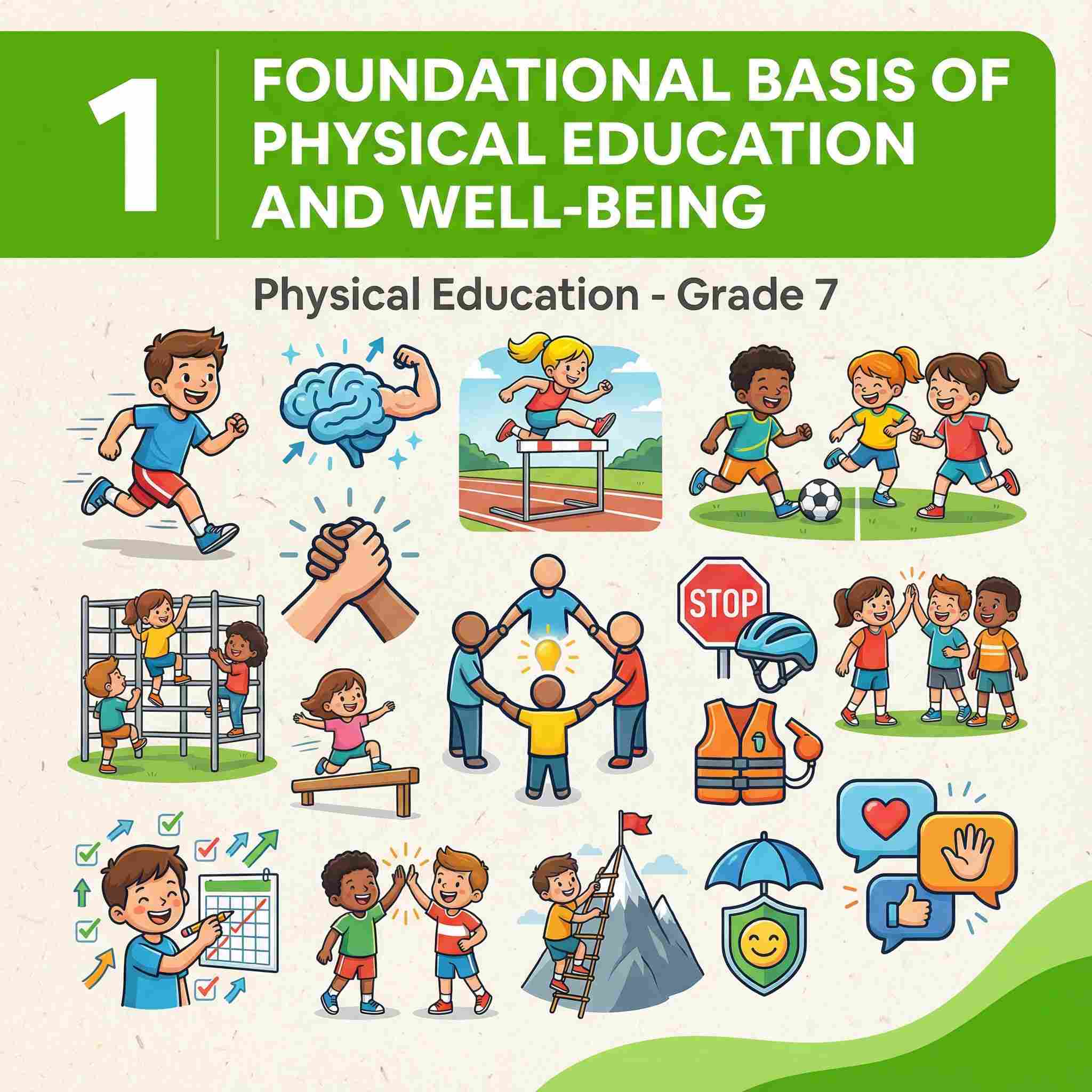 Class 7 Physical Education (Khel Yatra) Unit 1: Foundational Basis of Physical Education and Well-being | Team Games & Coordination