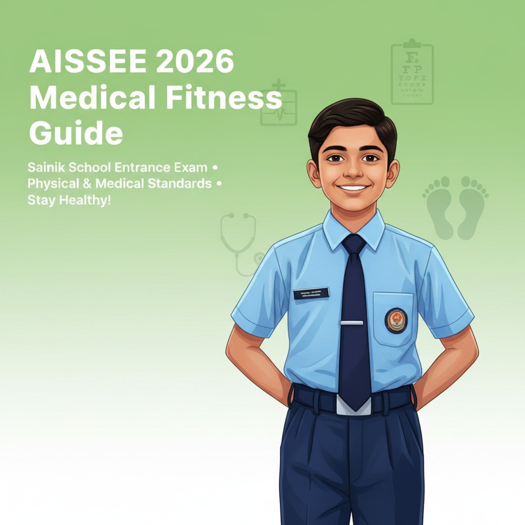 AISSEE 2026 Medical Standards: Eyesight, Height, and Fitness Rules