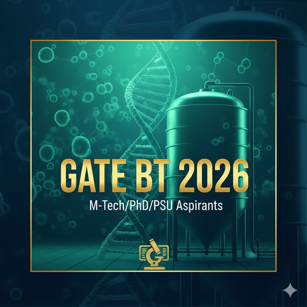 GATE Biotechnology 2026: Syllabus, High-Weightage Topics, and Exam Guide