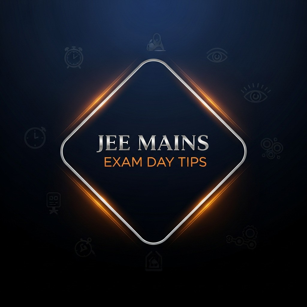 JEE Mains Exam Day Tips 2026: Strategy, Checklist, and Time Management Guide